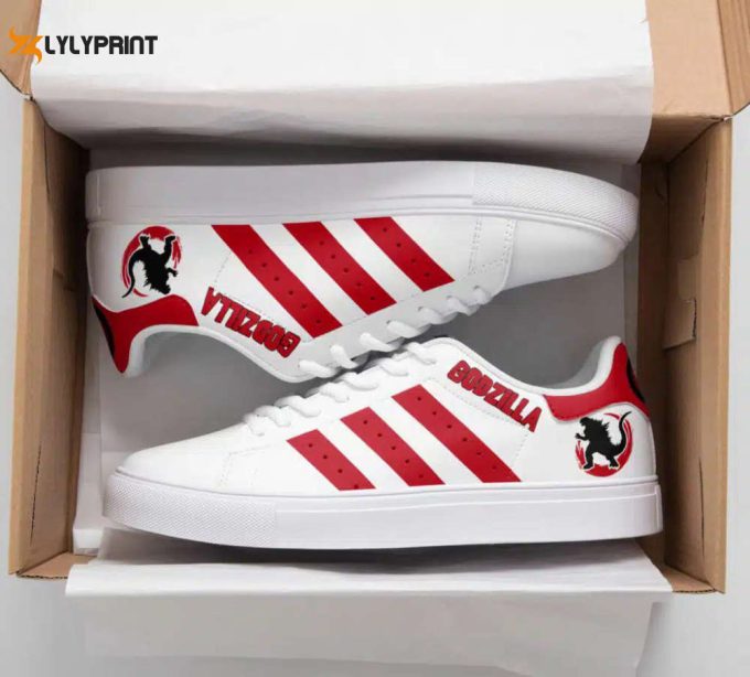Godzilla  Skate Shoes For Men Women Fans Gift