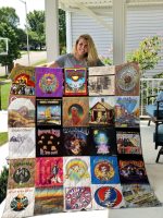 Grateful Dead Quilt Blanket For Fans Home Decor Gift