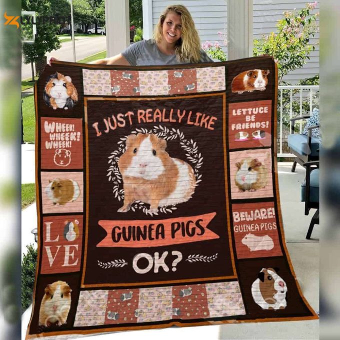 Guinea Pig Awesome 3D Customized Quilt