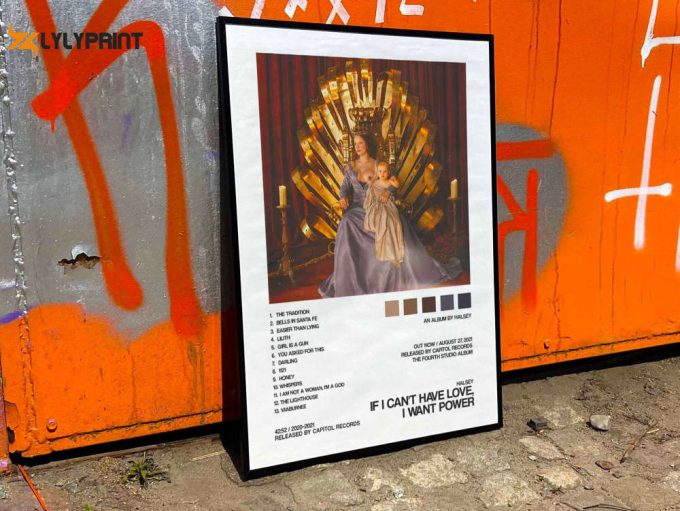 Halsey “If I Can”t have love, I want power” Album Cover Poster #2