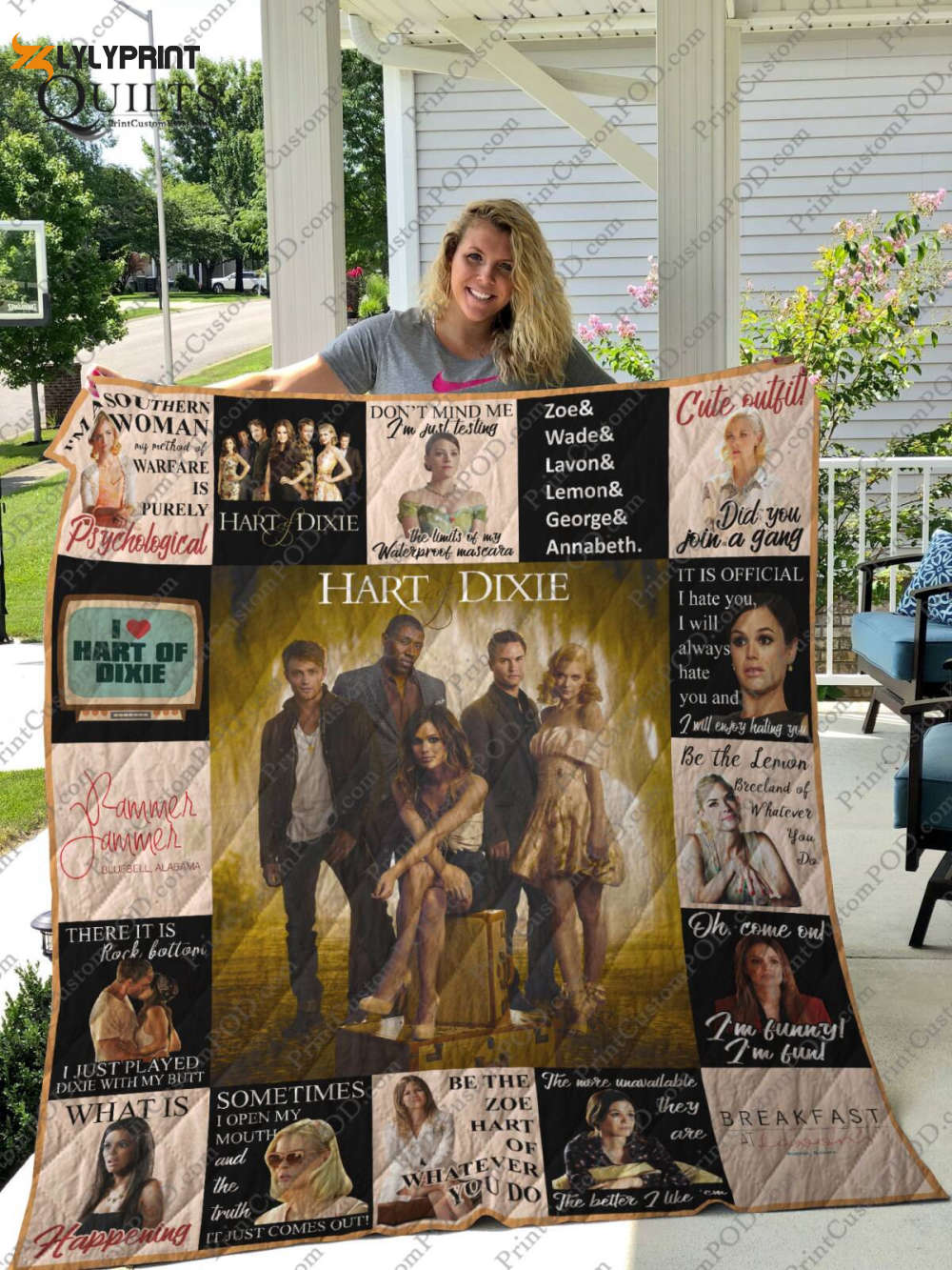 Hart Of Dixie 3D Customized Quilt Blanket For Fans Home Decor Gift Hart Of Dixie 3D Customized Quilt Blanket For Fans Home Decor Gift