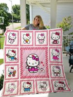 Hello Kitty 4 Quilt Blanket For Fans Home Decor Gift
