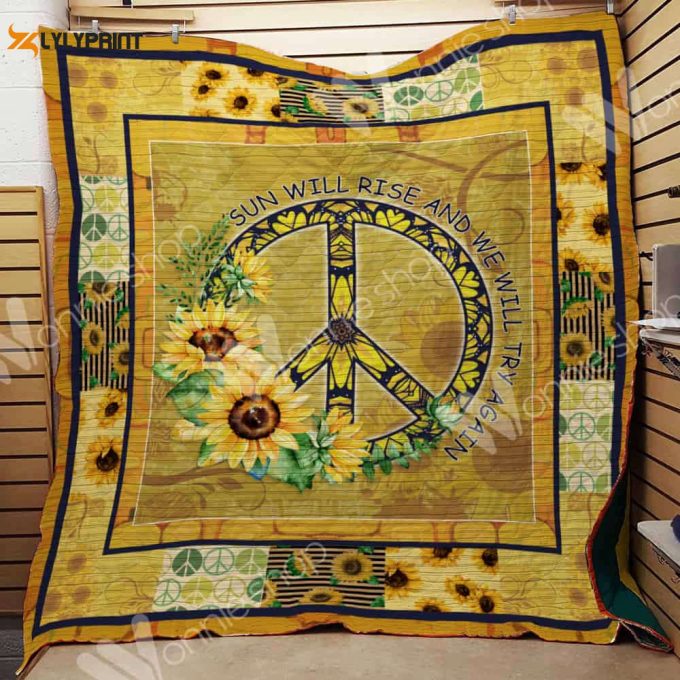 Hippie 3D Customized Quilt Blanket For Fans Home Decor Gift