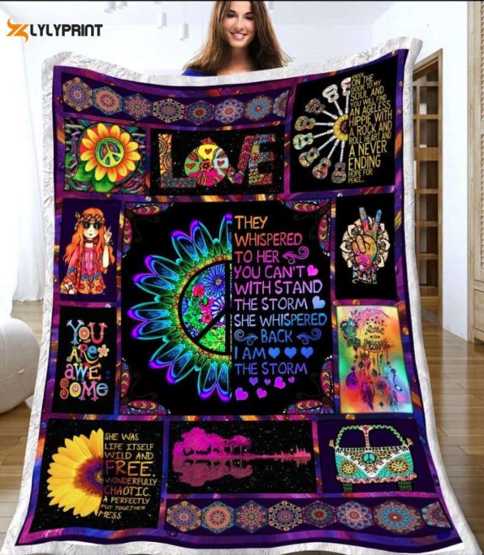 Hippie A Never Ending 3D Quilt Blanket
