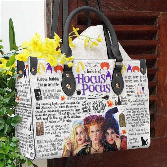 Hocus Pocus Leather Handbag Gift For Women