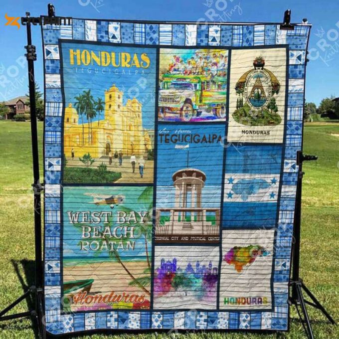 Honduras 3D Customized Quilt Blanket For Fans Home Decor Gift