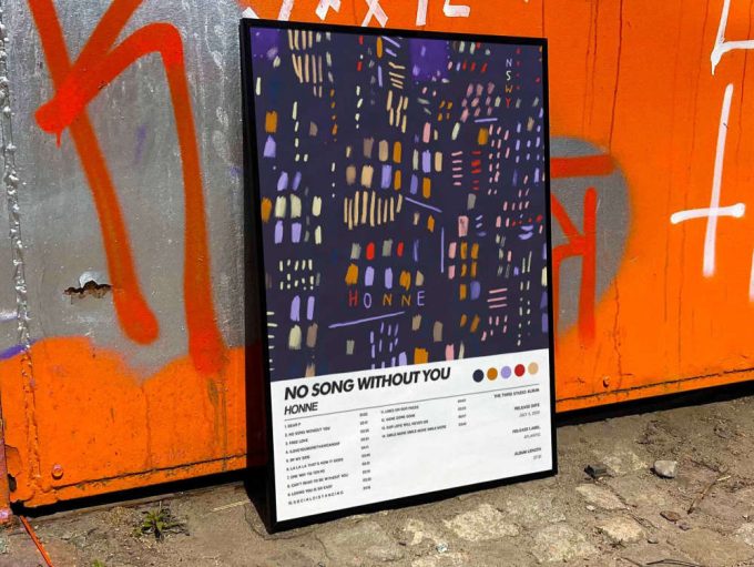 Honne “No Song WIhtout You” Album Cover Poster #6