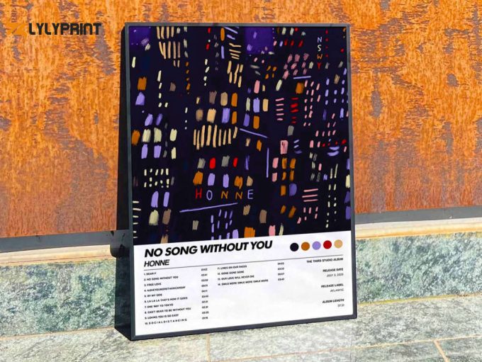 Honne “No Song WIhtout You” Album Cover Poster #6