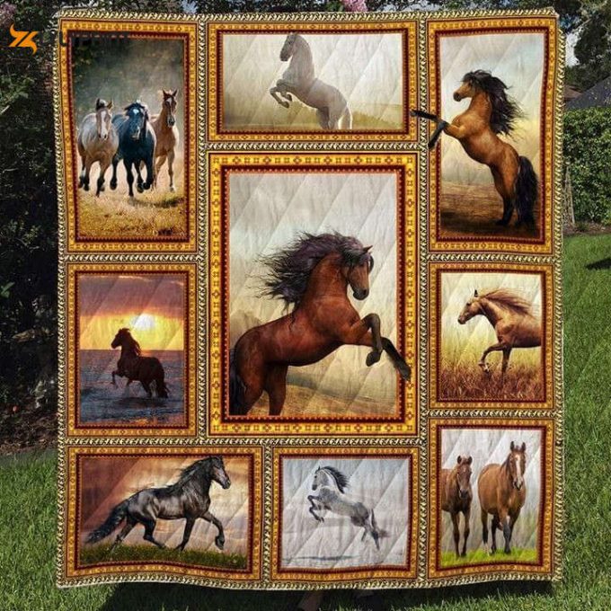 Horse Let Me Down Slowly Awesome 3D Customized Quilt