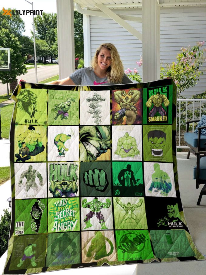 Hulk 2 Quilt Blanket For Fans Home Decor Gift