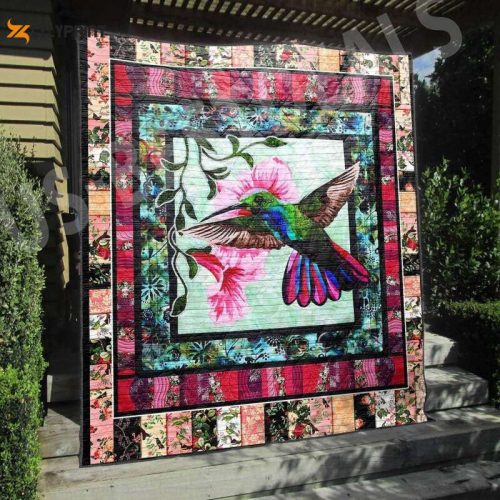 Humming Bird Such A Beautiful Bird 3D Customized Quilt