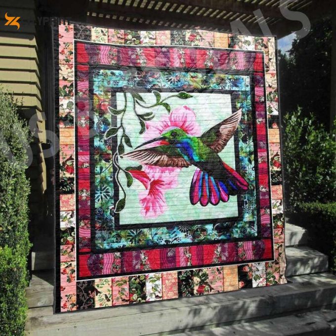 Humming Bird Such A Beautiful Bird 3D Customized Quilt