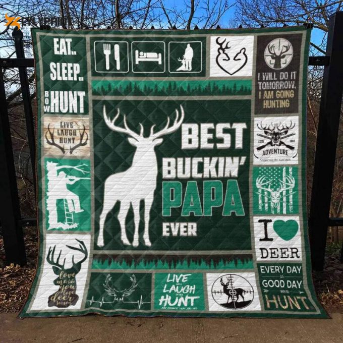 Hunting 3D Customized Quilt Blanket For Fans Home Decor Gift