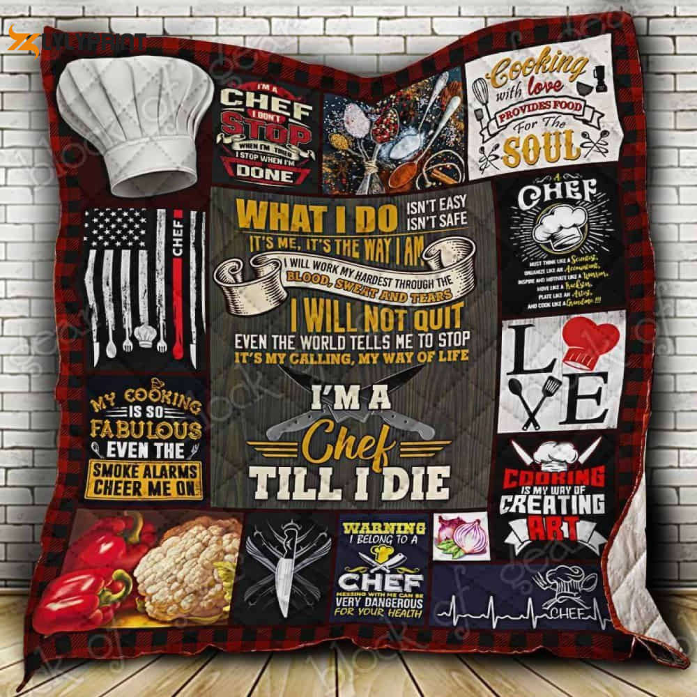 I Am A Chef 3D Customized Quilt I Am A Chef 3D Customized Quilt