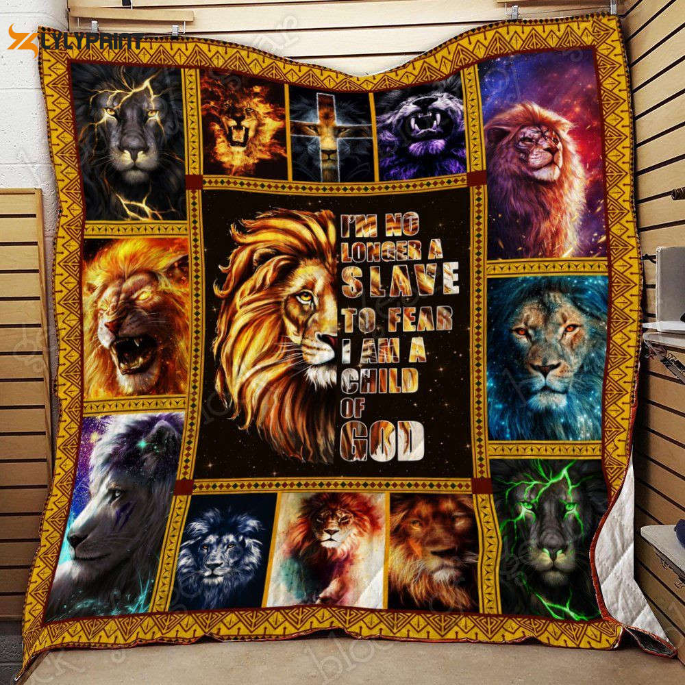 I Am A Child Of God 3D Customized Quilt I Am A Child Of God 3D Customized Quilt