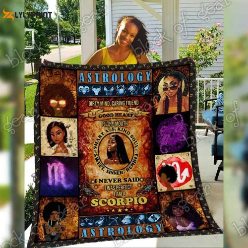 I Am A Scorpio 3D Customized Quilt