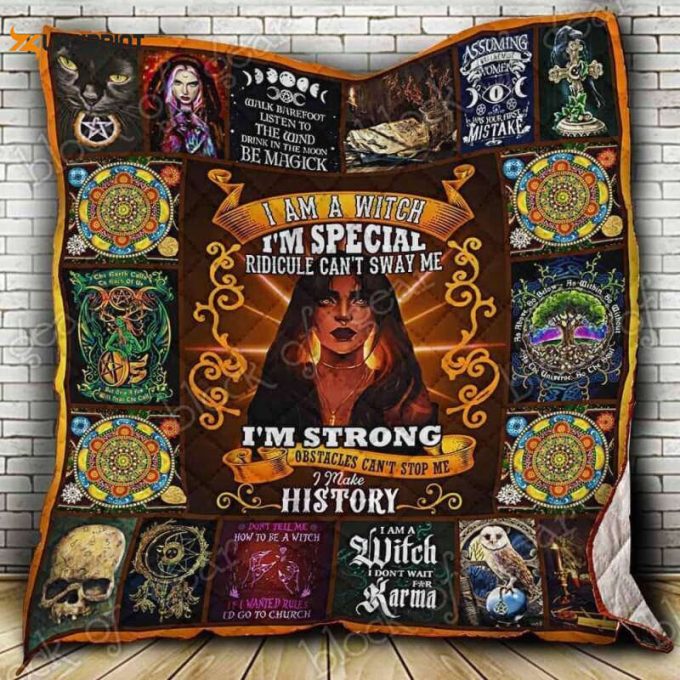 I Am A Witch 3D Customized Quilt