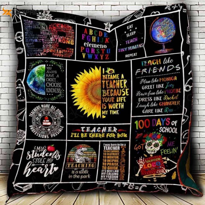 I Became A Teacher 3D Customized Quilt