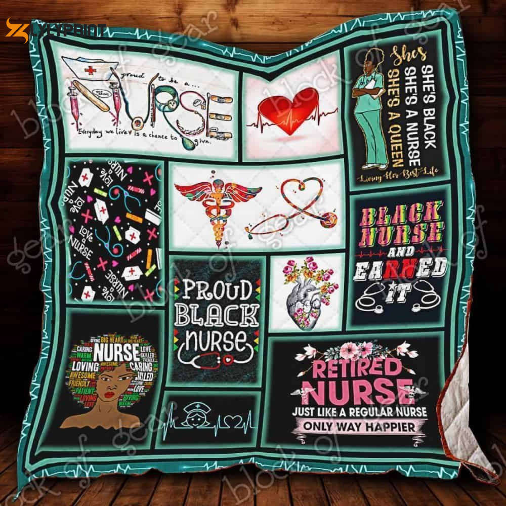 I’m A Black Nurse 3D Customized Quilt I’m A Black Nurse 3D Customized Quilt