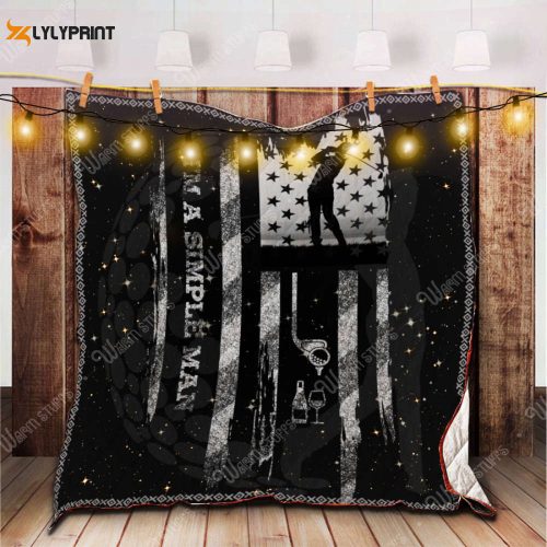 I'Msimple Man 3D Customized Quilt Blanket For Fans Home Decor Gift