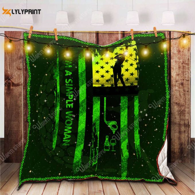 I’Msimple Woman 3D Customized Quilt Blanket