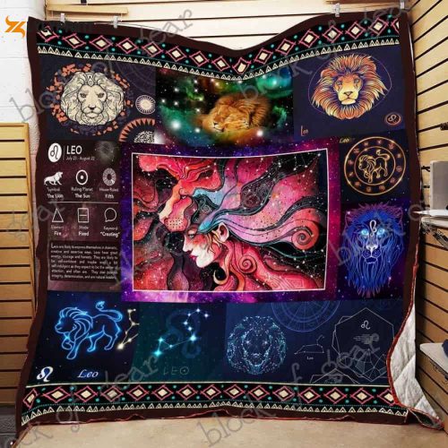 Im A Leo 3D Customized Quilt