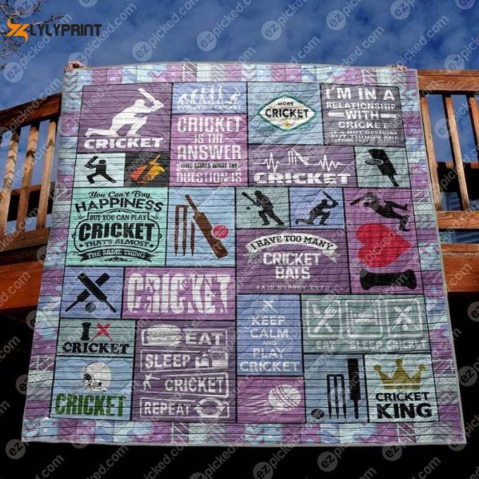 In A Relationship With Cricket 3D Customized Quilt