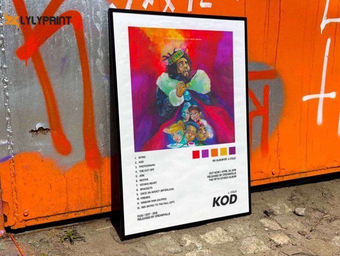 J Cole “KOD” Album Cover Poster #2