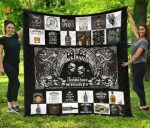 Jack Daniel Quilt Blanket For Fans Home Decor Gift