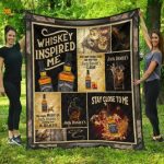 Jack Daniel Quilt Blanket For Fans Home Decor Gift