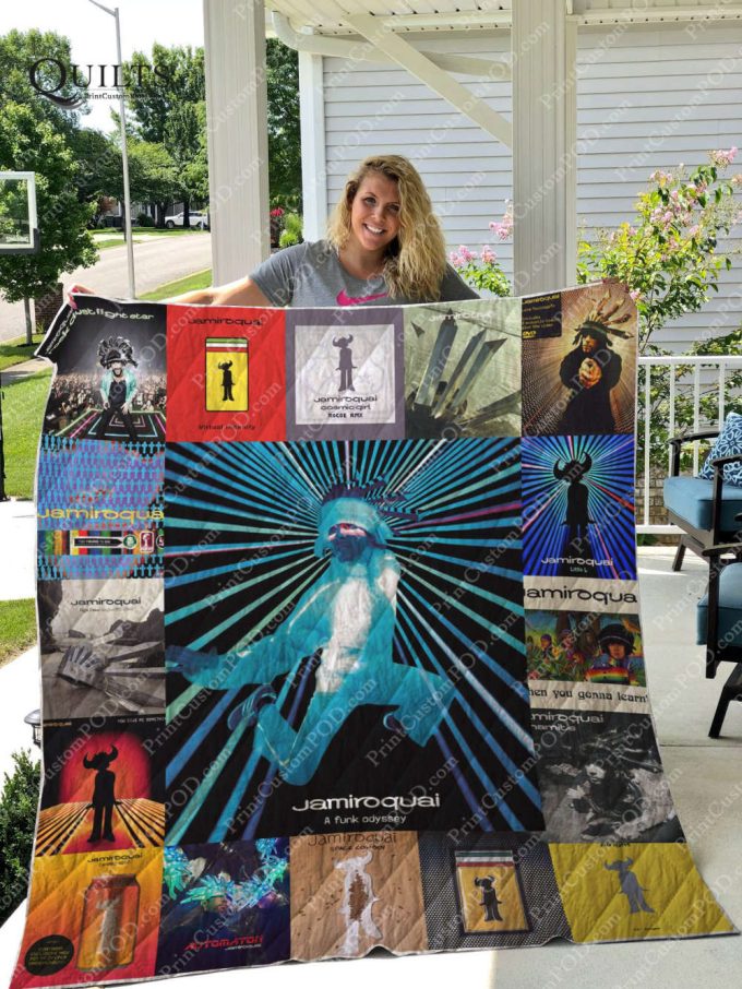 Jamiroquai Quilt Blanket For Fans Home Decor Gift