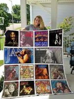 Janis Joplin Quilt Blanket For Fans Home Decor Gift