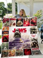 Jaws 1 Quilt Blanket For Fans Home Decor Gift