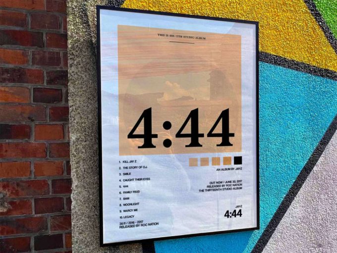 Jay-Z “444” Album Cover Poster #2