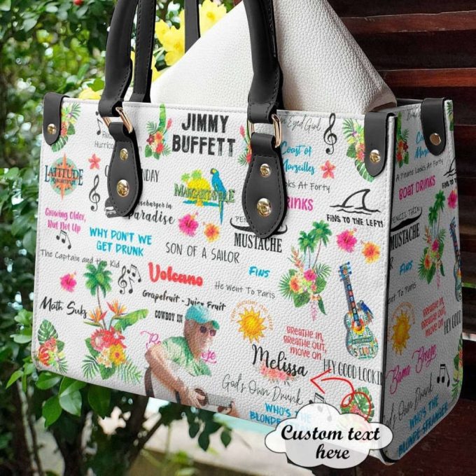Jimmy Buffett 1 Leather Handbag For Women Gift