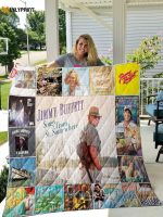 Jimmy Buffett 5 Quilt Blanket For Fans Home Decor Gift