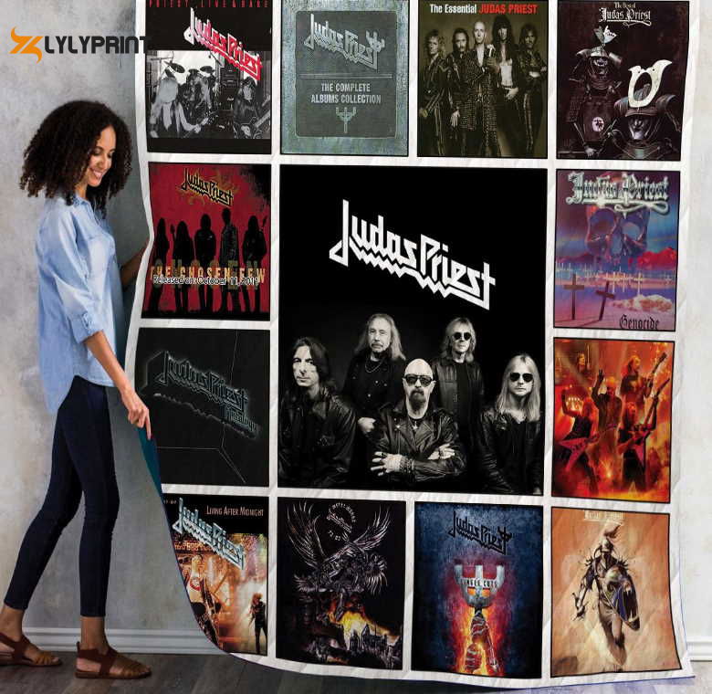 Judas Priest 2 Quilt Blanket For Fans Home Decor Gift Judas Priest 2 Quilt Blanket For Fans Home Decor Gift