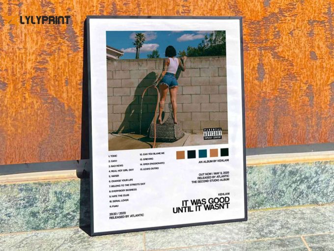 Kehlani “it was good until it wasn”t” Album Cover Poster #2