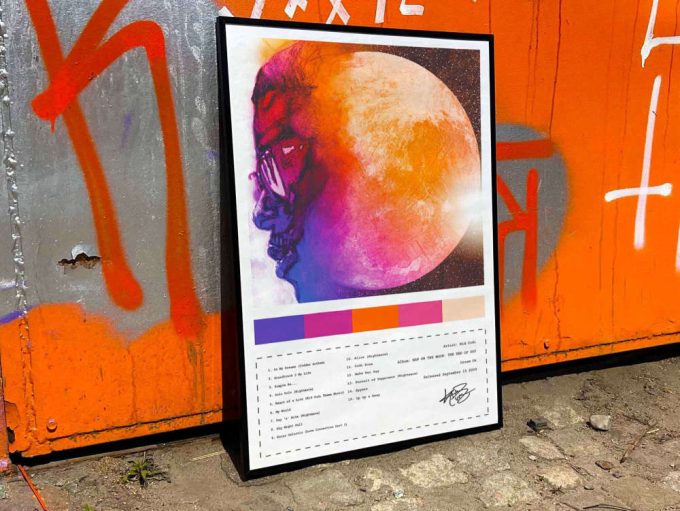 Kid Cudi “Man on the Moon” Album Cover Poster #4