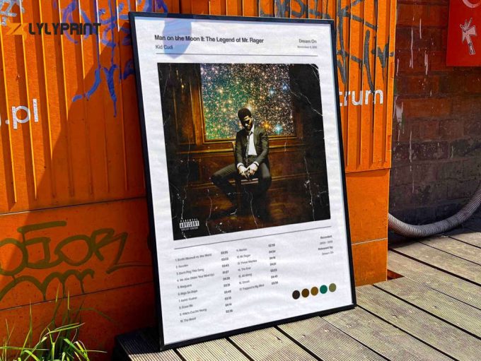 Kid Cudi “Man on the Moon II” Album Cover Poster #5