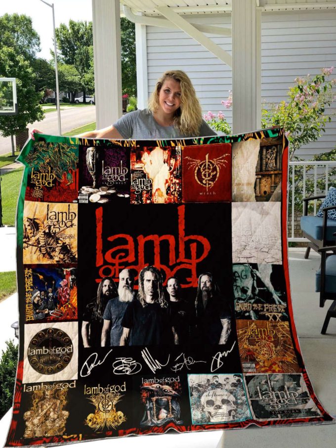 Lamb of God Quilt Blanket For Fans Home Decor Gift