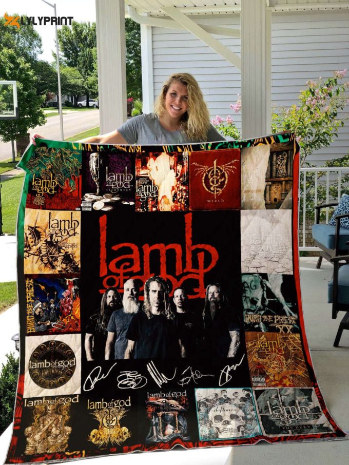 Lamb of God Quilt Blanket For Fans Home Decor Gift
