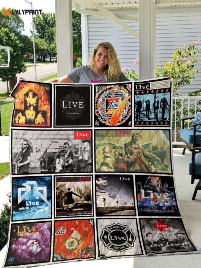 Live Customize Quilt Blanket For Fans Home Decor Gift