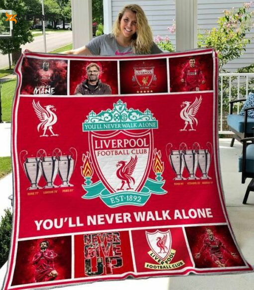 Liverpool Fc Quilt Blanket For Fans Home Decor Gift Liverpool Fc Quilt Blanket For Fans Home Decor Gift