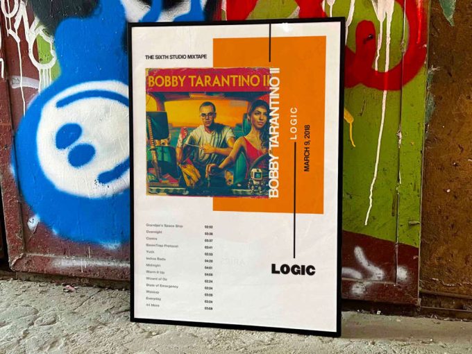 Logic “Bobby Tarantino II” Album Cover Poster