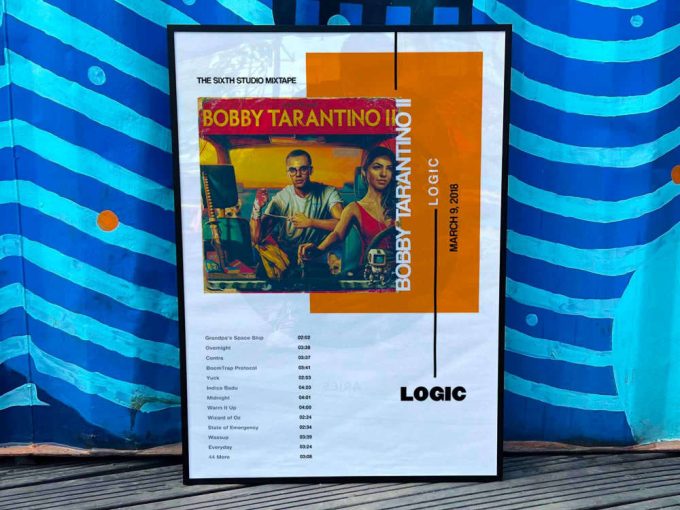 Logic “Bobby Tarantino II” Album Cover Poster