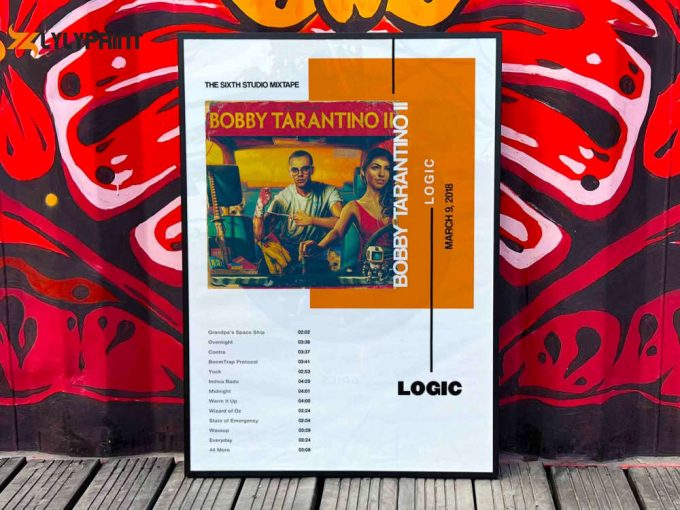 Logic “Bobby Tarantino II” Album Cover Poster
