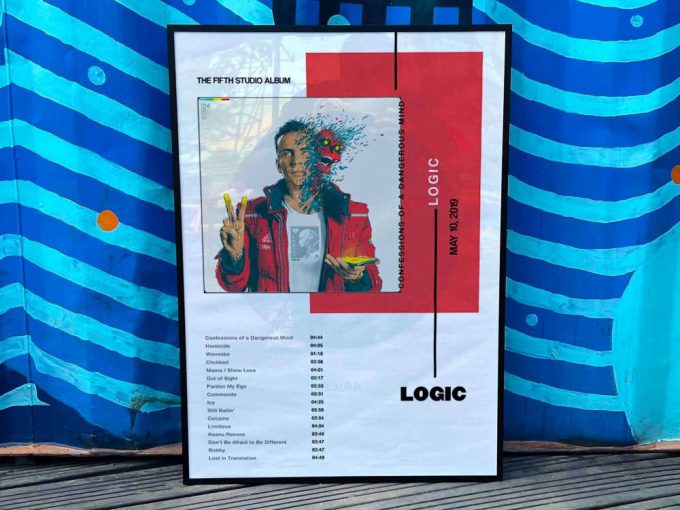 Logic “Confessions Of A Dangerous Mind” Album Cover Poster