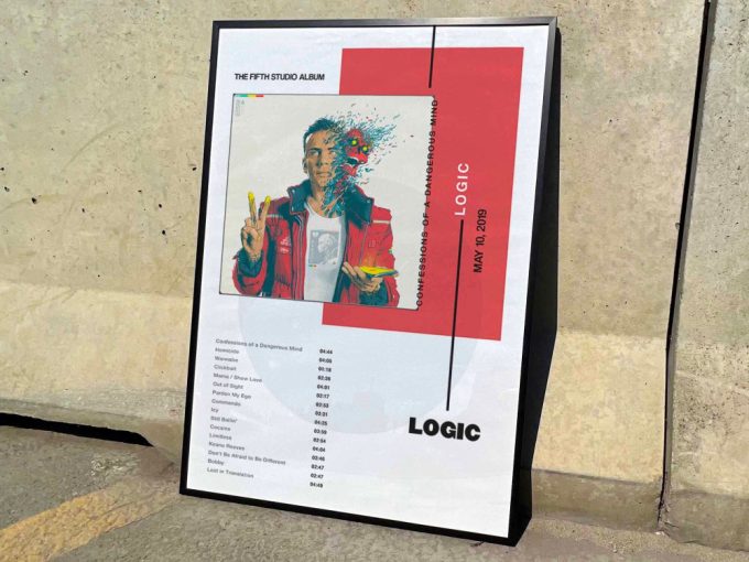 Logic “Confessions Of A Dangerous Mind” Album Cover Poster