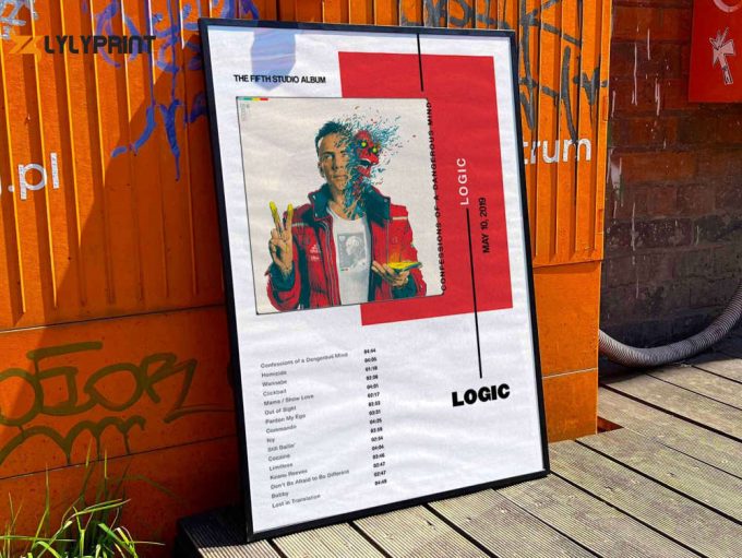 Logic “Confessions Of A Dangerous Mind” Album Cover Poster